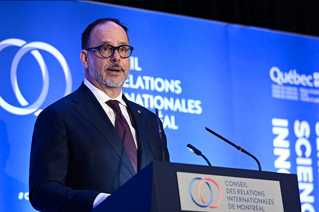 Daniel Jutras, recteur de l'UdeM au CORIM.