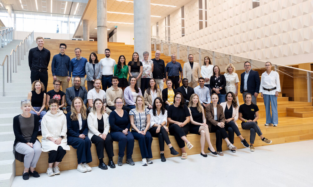 Photo de professeurs à la journée d'accueil